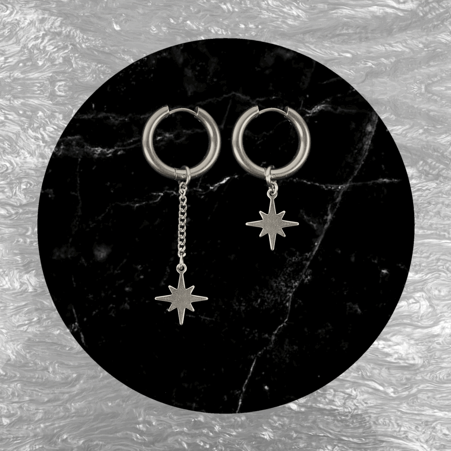Build-Your-Own Hoops (Steel) - Misc Earrings - While Odin Sleeps