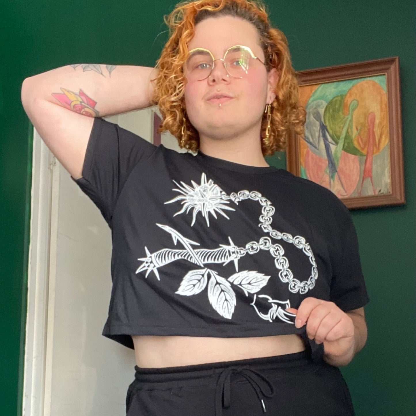 Doom&Swoon Crop Top - While Odin Sleeps