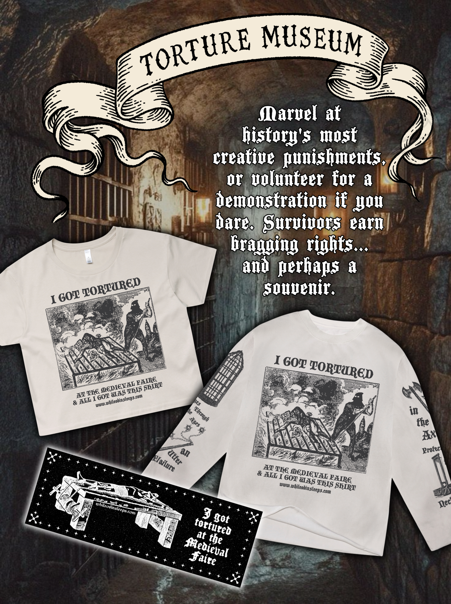 Torture Museum *Dirty* Oversized Tee
