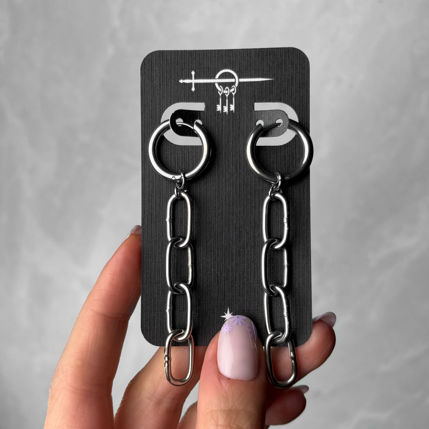 Chain Hoops - Misc Earrings - While Odin Sleeps
