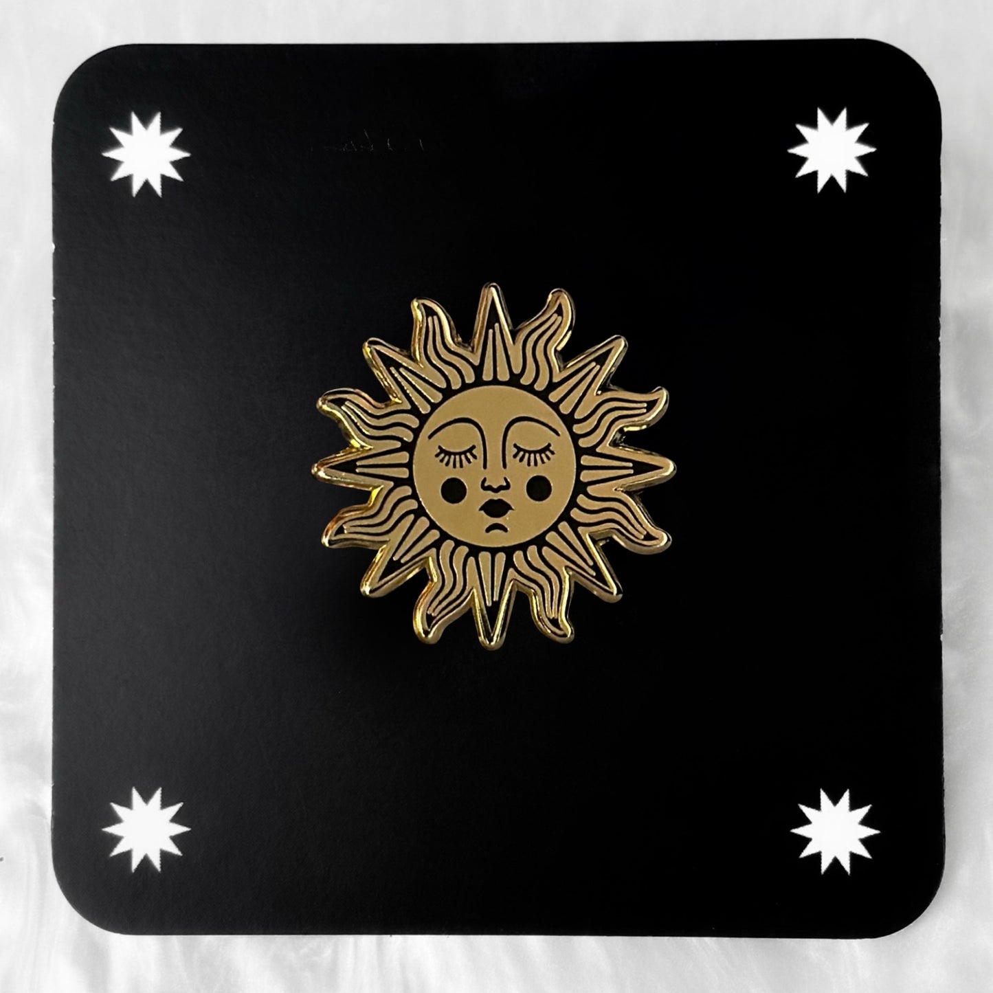 Sun Enamel Pin