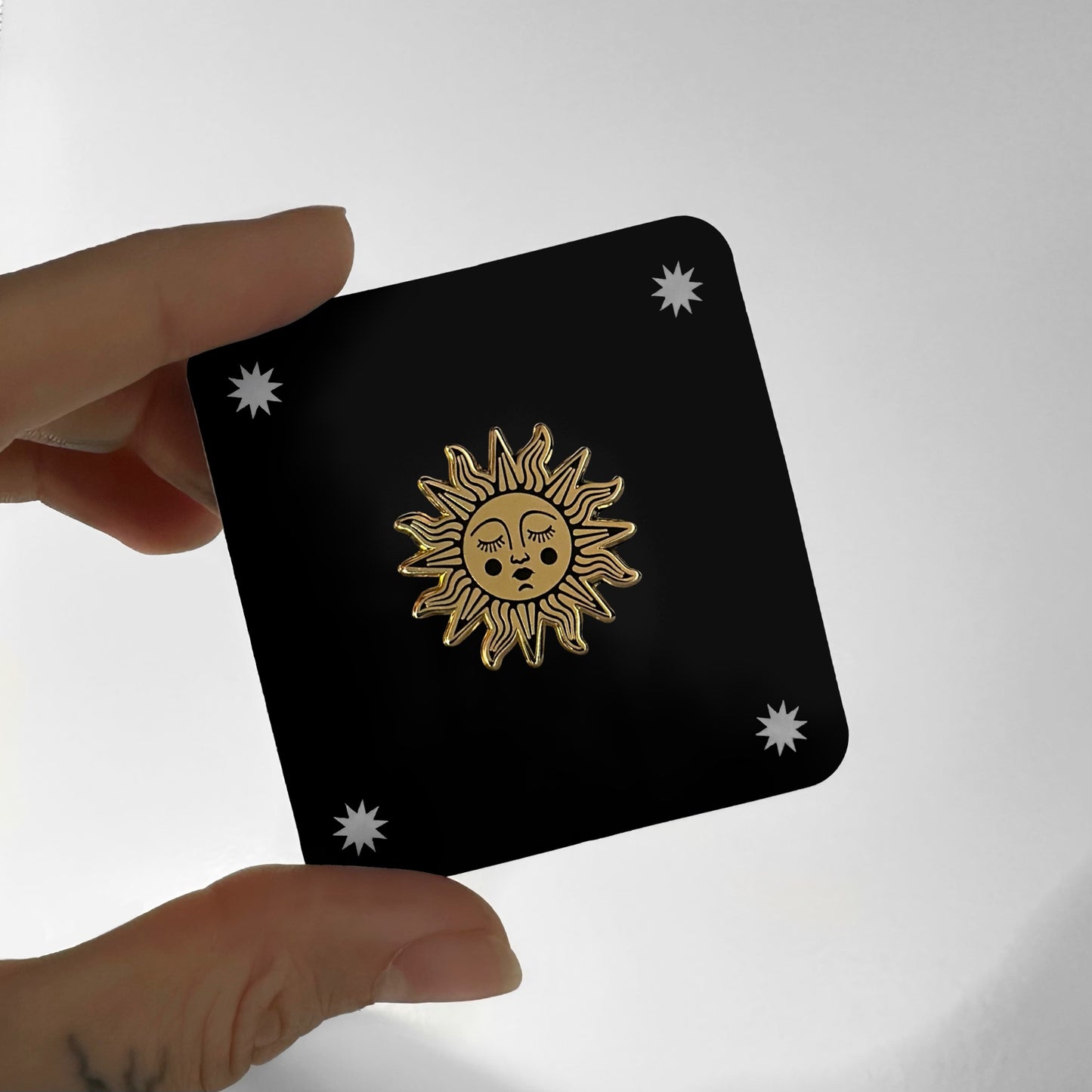 Sun Enamel Pin