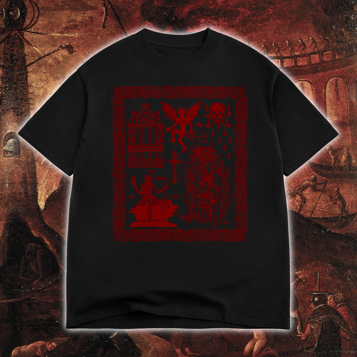 Infernal Gates Oversized Tee