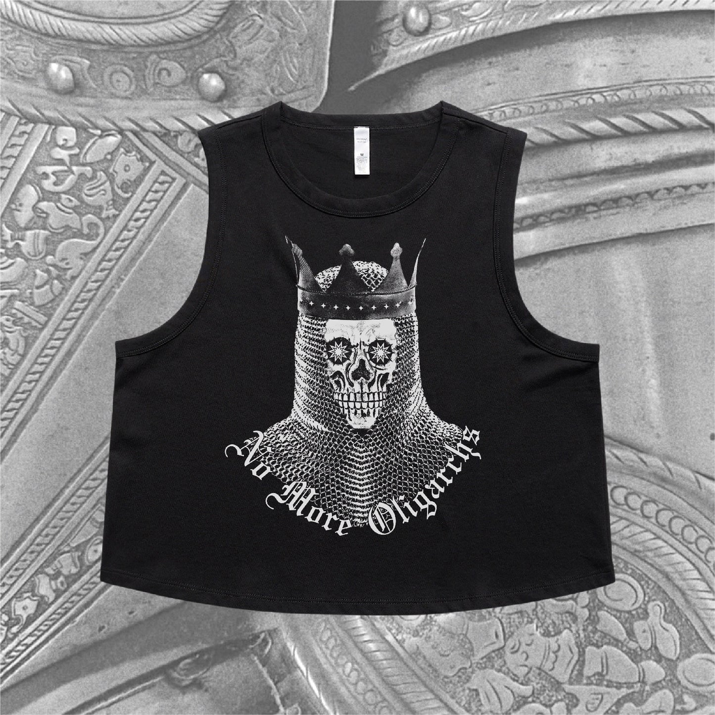 No More Oligarchs Crop Tank