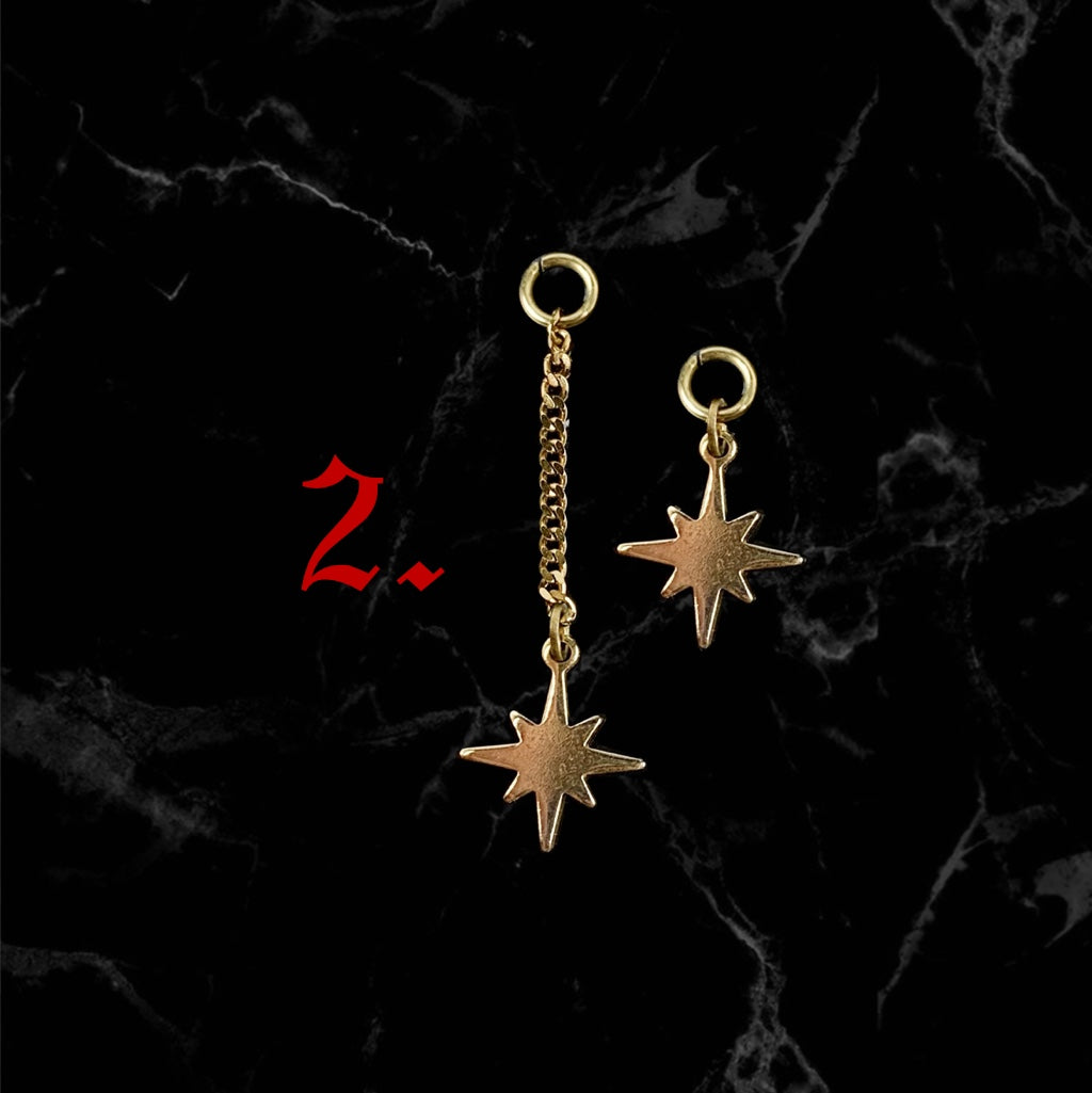 Build-Your-Own Hoops (Gold Plated) - Misc Earrings - While Odin Sleeps