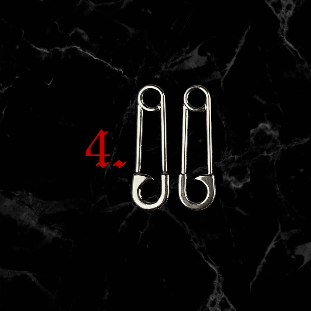 Build-Your-Own Hoops (Steel) - Misc Earrings - While Odin Sleeps