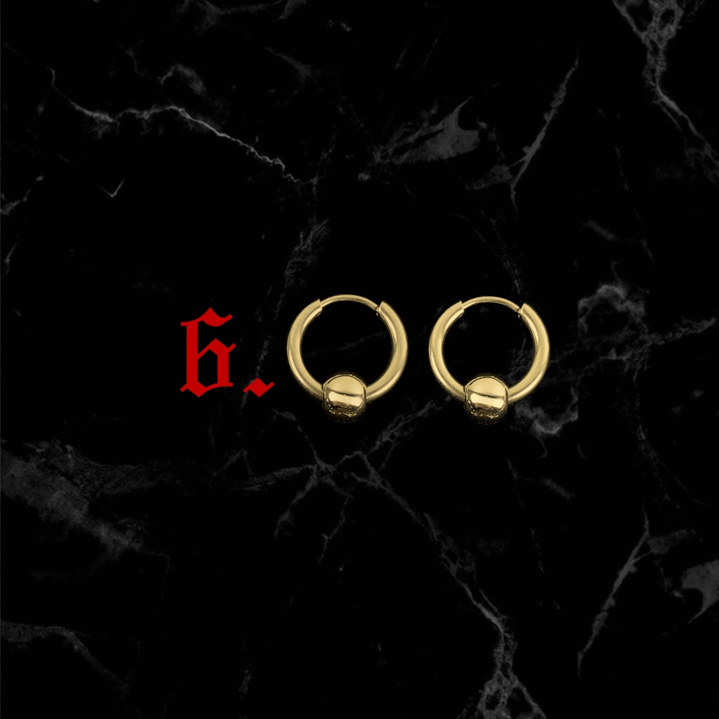 Build-Your-Own Hoops (Gold Plated) - Misc Earrings - While Odin Sleeps