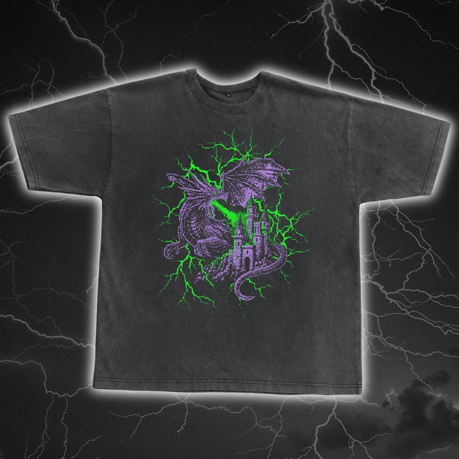 Dragon Oversized Tee – While Odin Sleeps