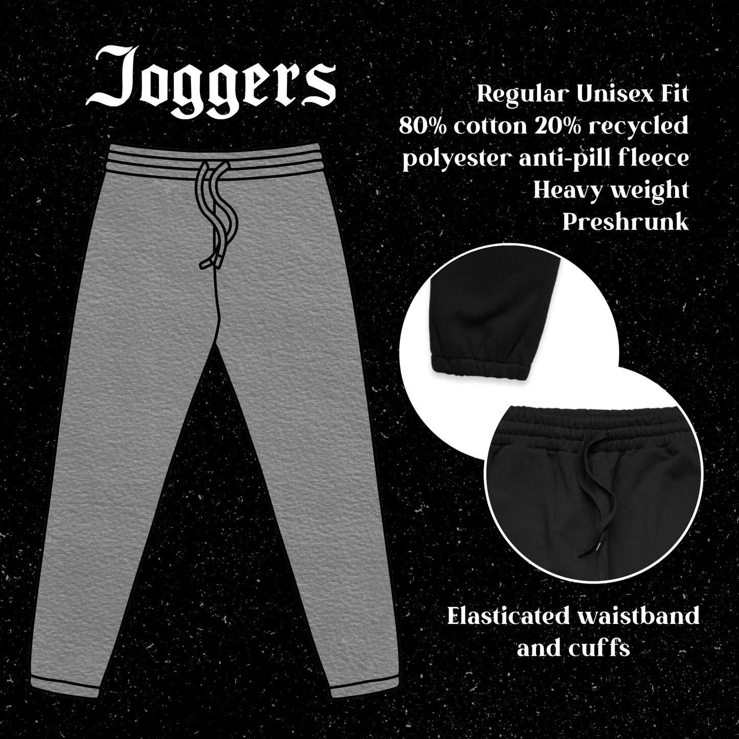 No More Oligarchs Stencil Joggers