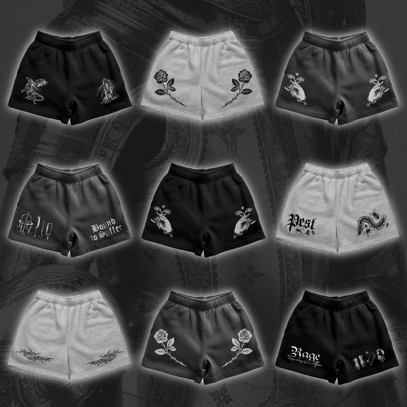 *Mystery Oopsie Relaxed Faded Track Shorts