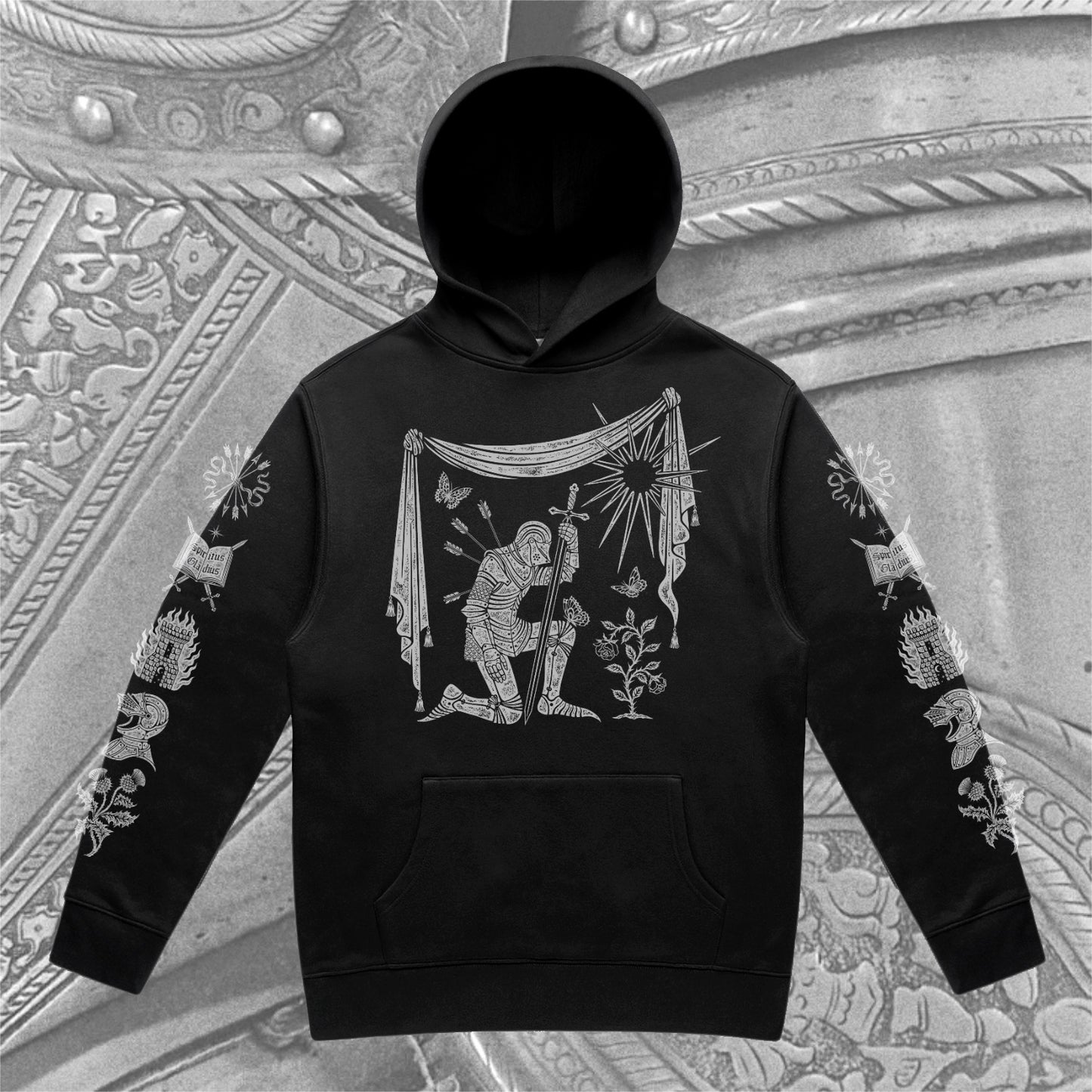 Kneeling Knight Hoodie