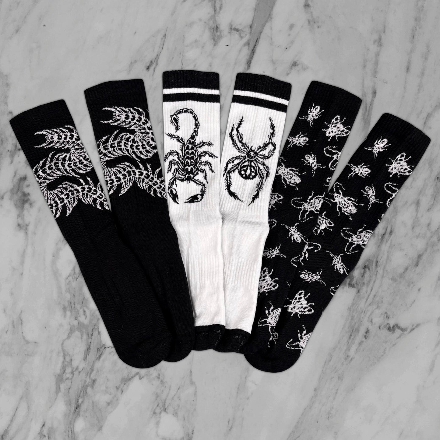 Spider & Scorpion Socks