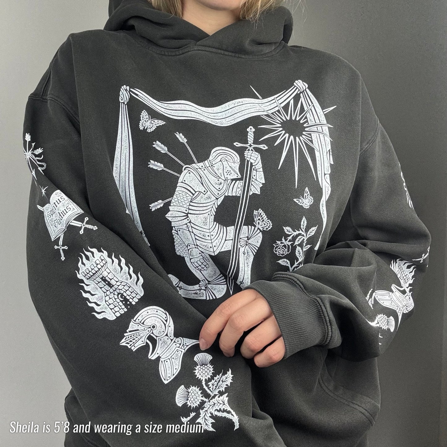Kneeling Knight Hoodie