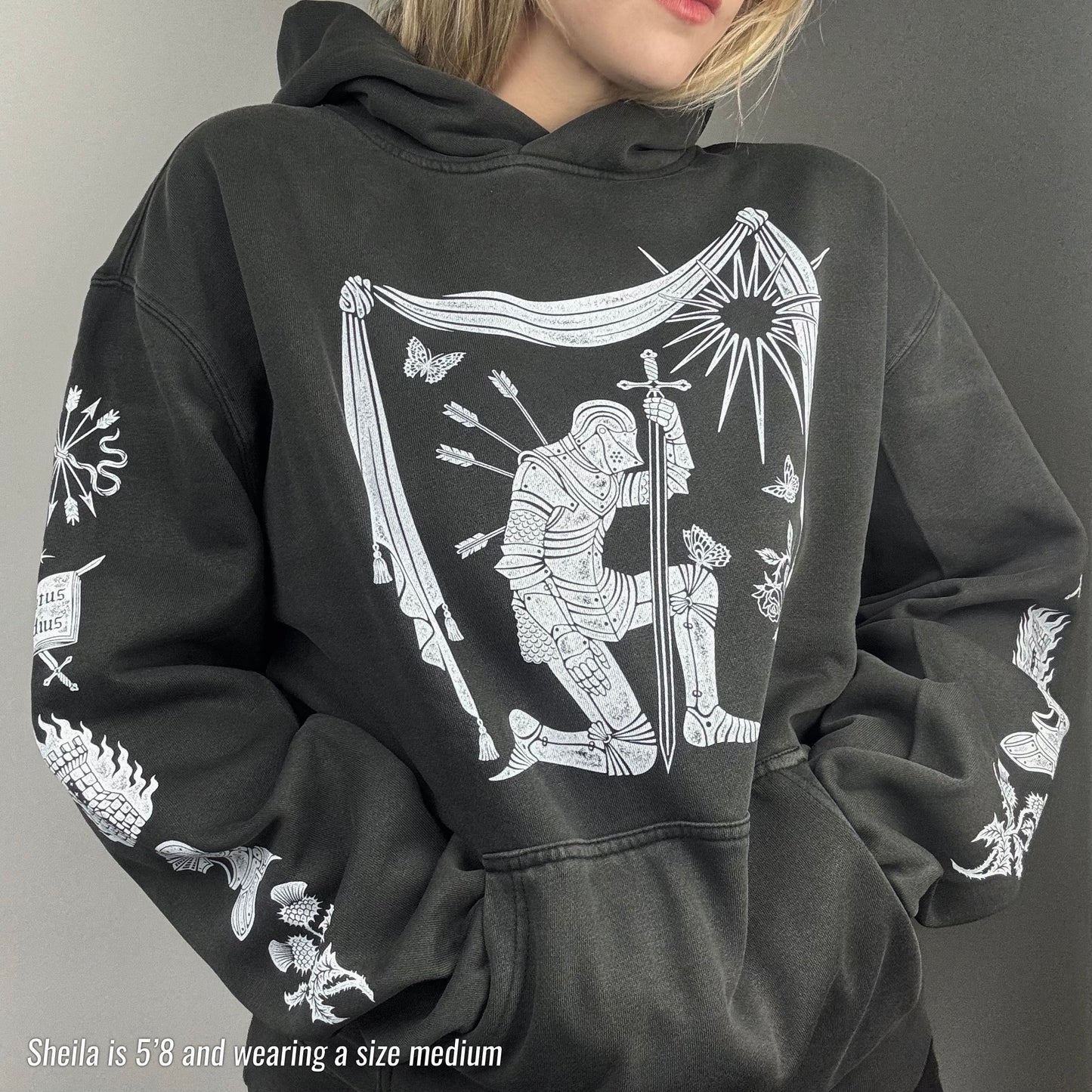 Kneeling Knight Hoodie