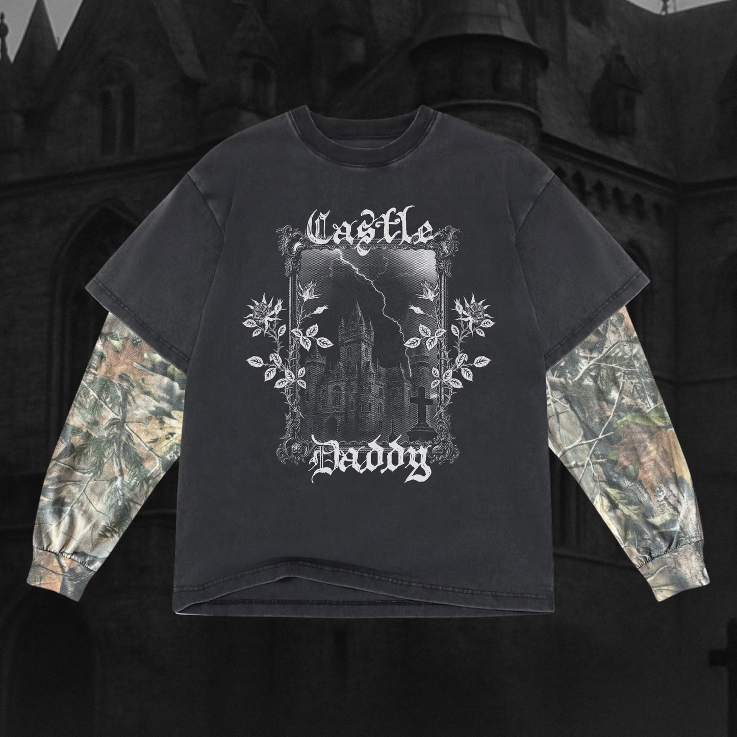 Castle Daddy Layered Oversized Long Sleeve