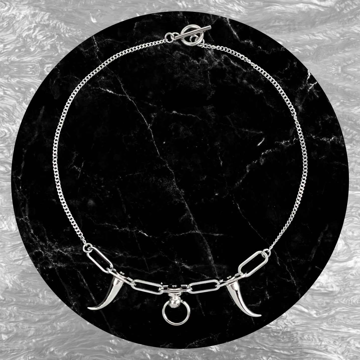 Hannya Necklace - Necklaces - While Odin Sleeps