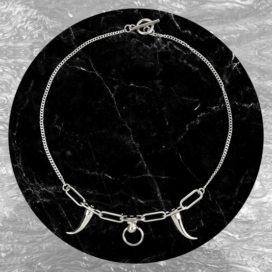 Hannya Necklace - Necklaces - While Odin Sleeps