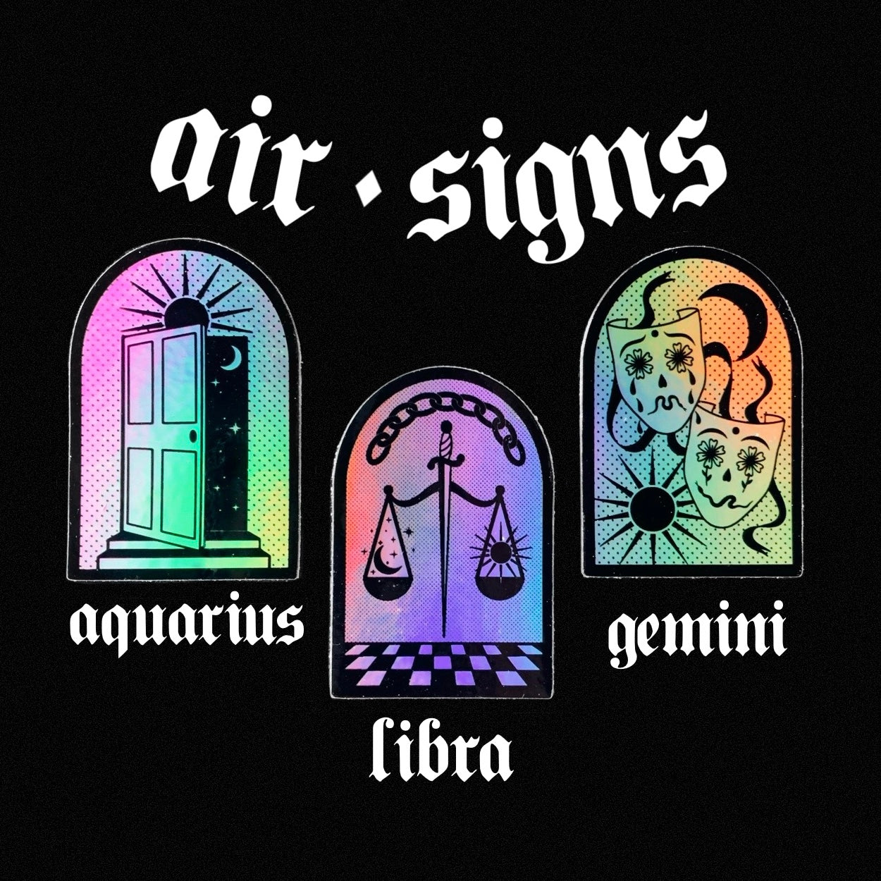 Zodiac Stickers - While Odin Sleeps