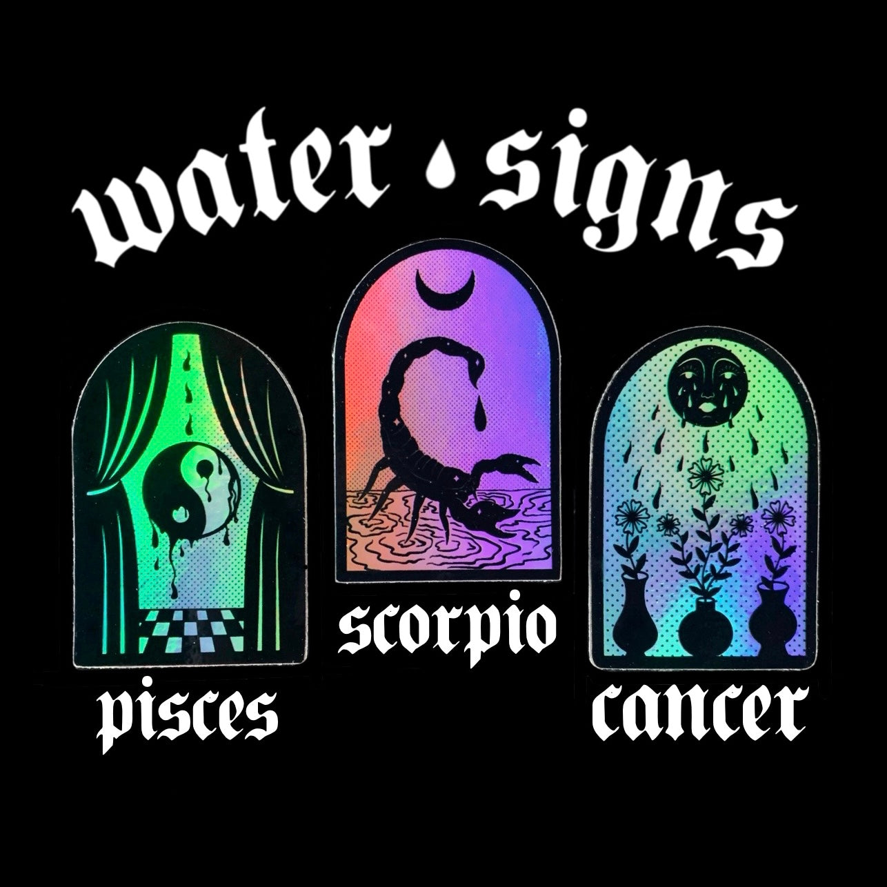 Zodiac Stickers - While Odin Sleeps
