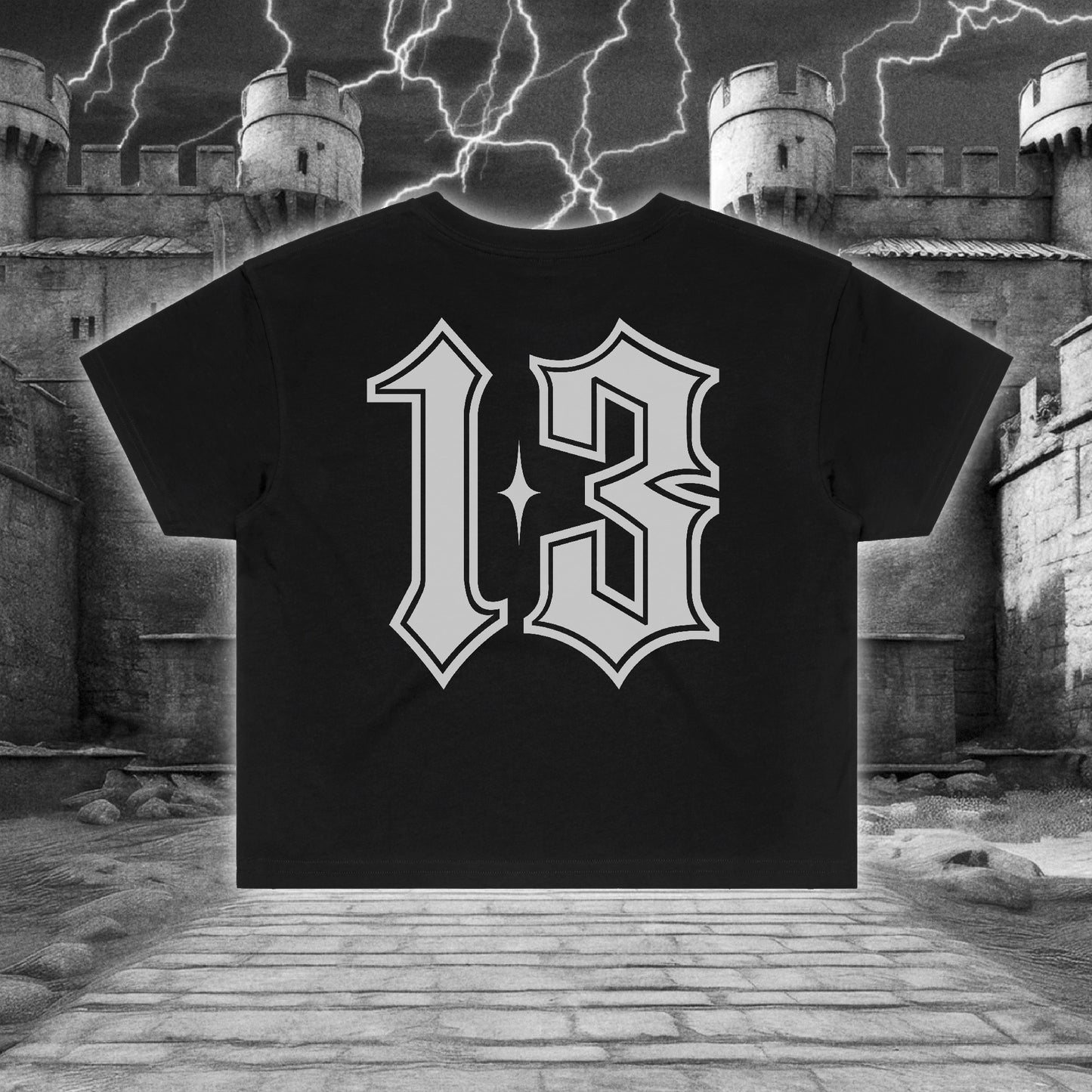 Numbered Crop Tee