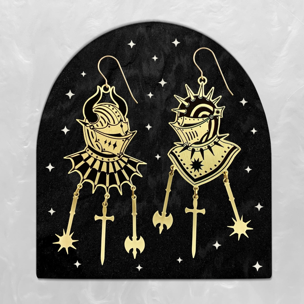 To The Death - Earrings (2D) - While Odin Sleeps