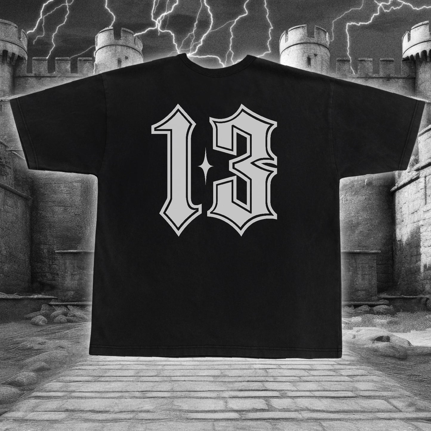 Numbered Oversized Tee