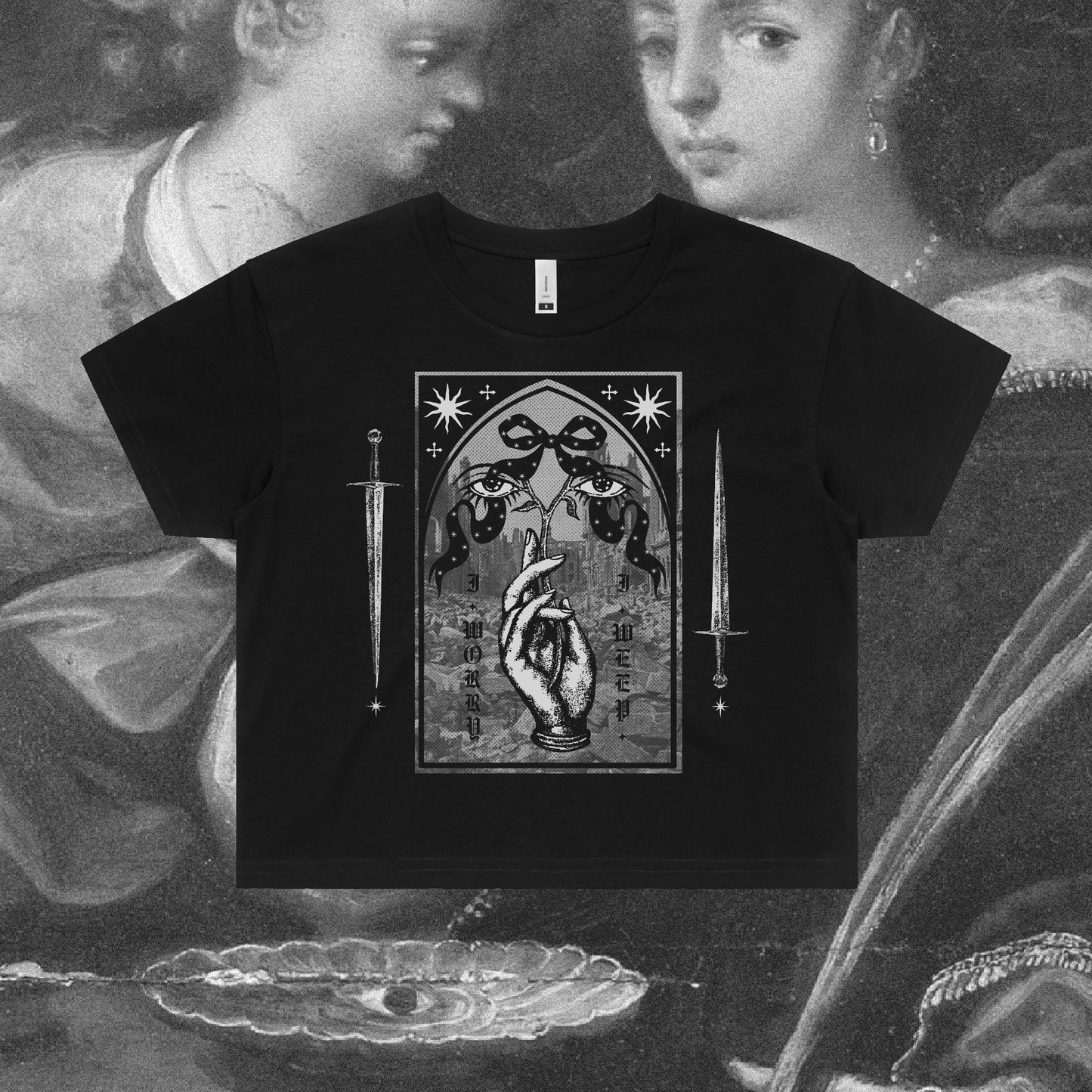 I Worry, I Weep Crop Tee
