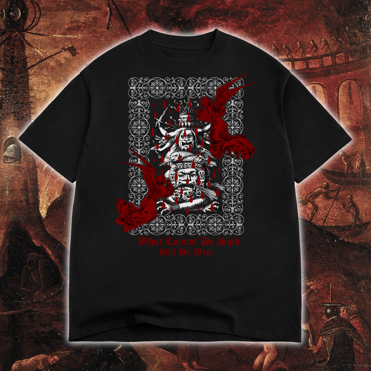 Angels Will Weep Oversized Tee