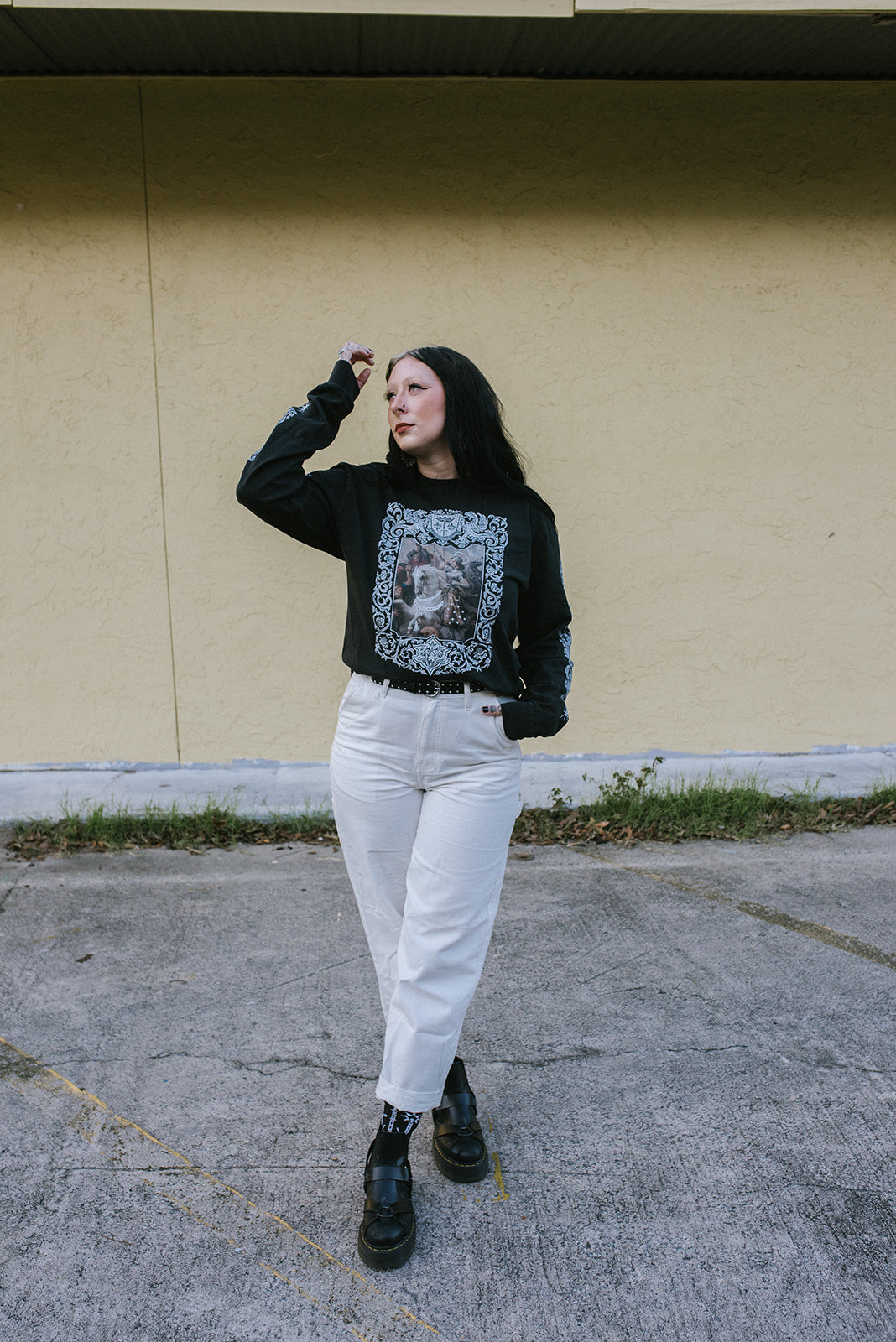 Resistance Oversized Long Sleeve Tee