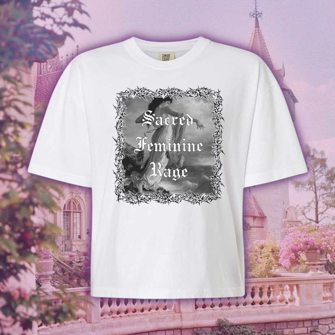 DISCONTINUED Sacred Feminine Rage Midlength Tee