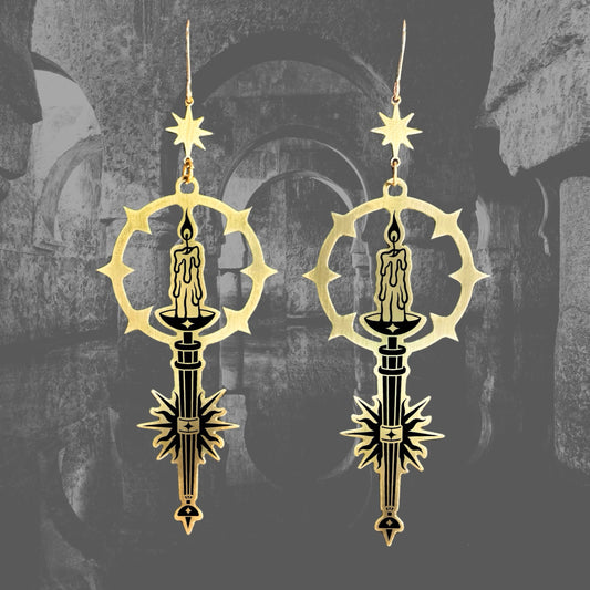 Illustro - Earrings (2D) - While Odin Sleeps