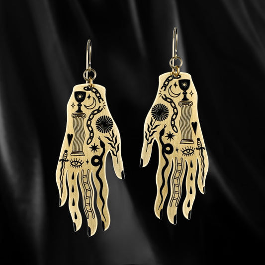 Capsule Vestigium - Earrings (2D) - While Odin Sleeps