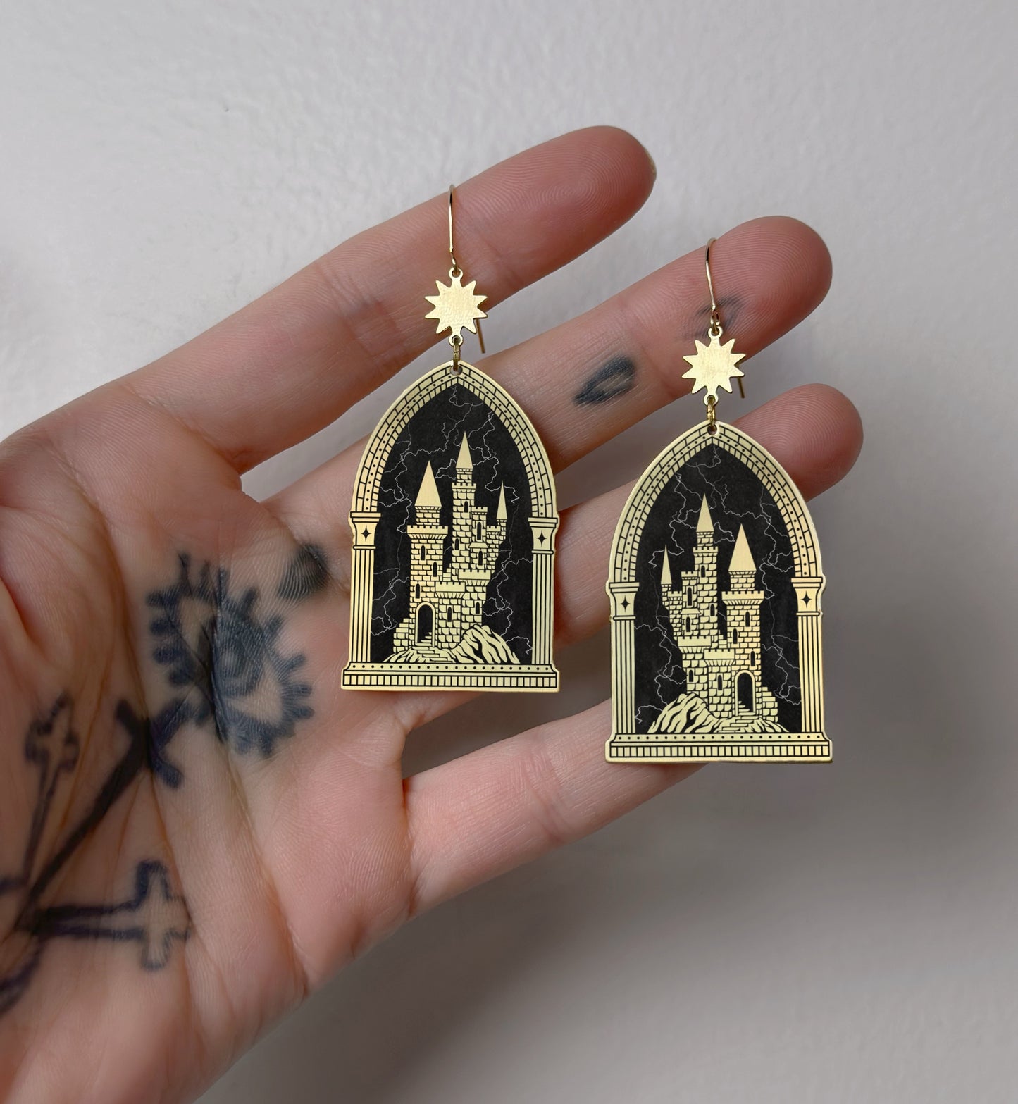 Citadelle - Earrings (2D) - While Odin Sleeps