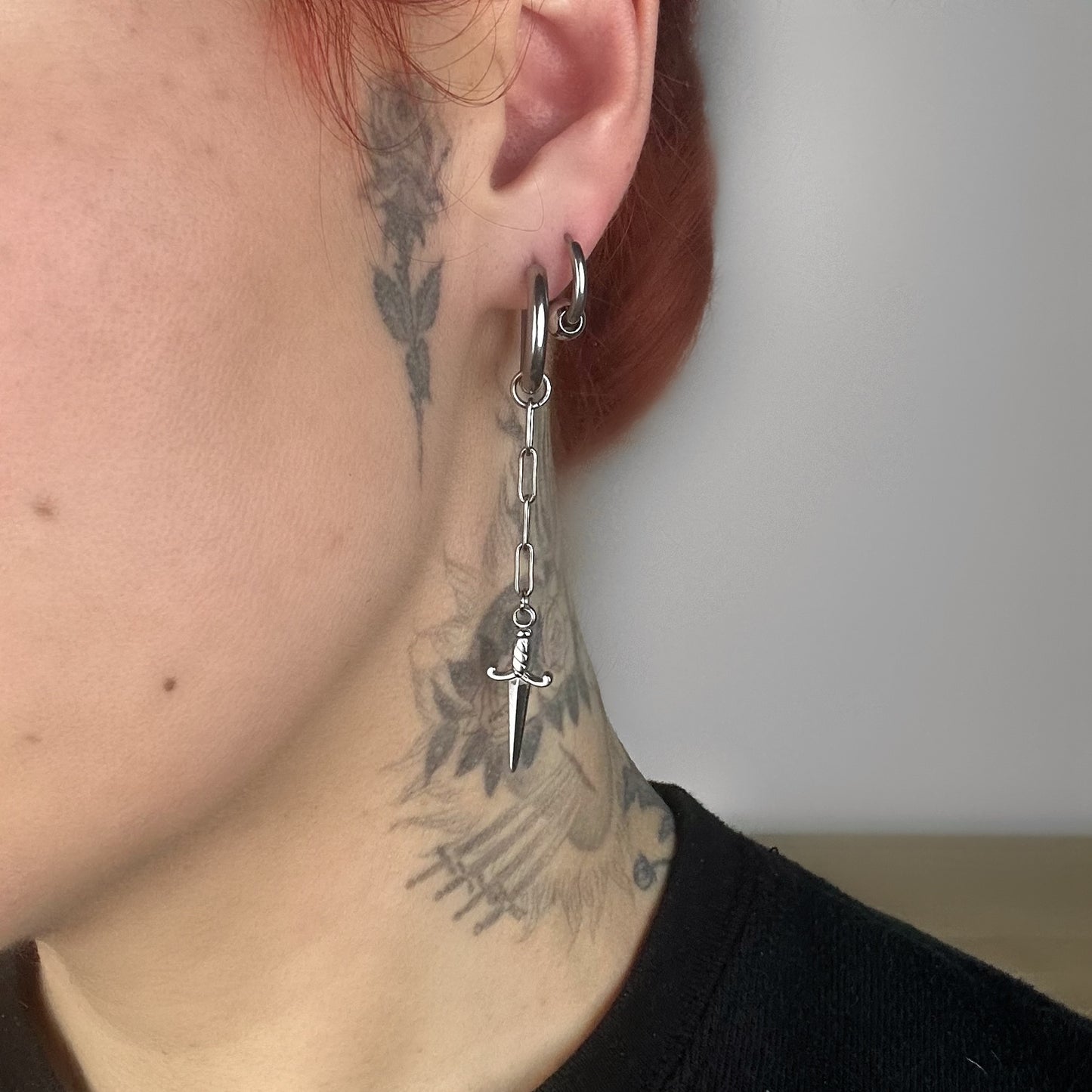 Build-Your-Own Hoops (Steel) - Misc Earrings - While Odin Sleeps