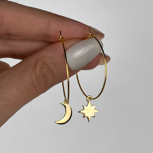 Empyrean Hoops - Misc Earrings - While Odin Sleeps