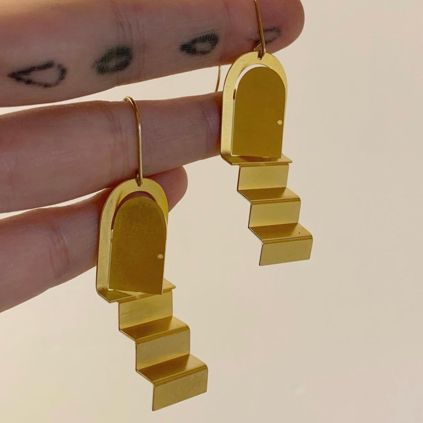 Stairways - Earrings (2D) - While Odin Sleeps