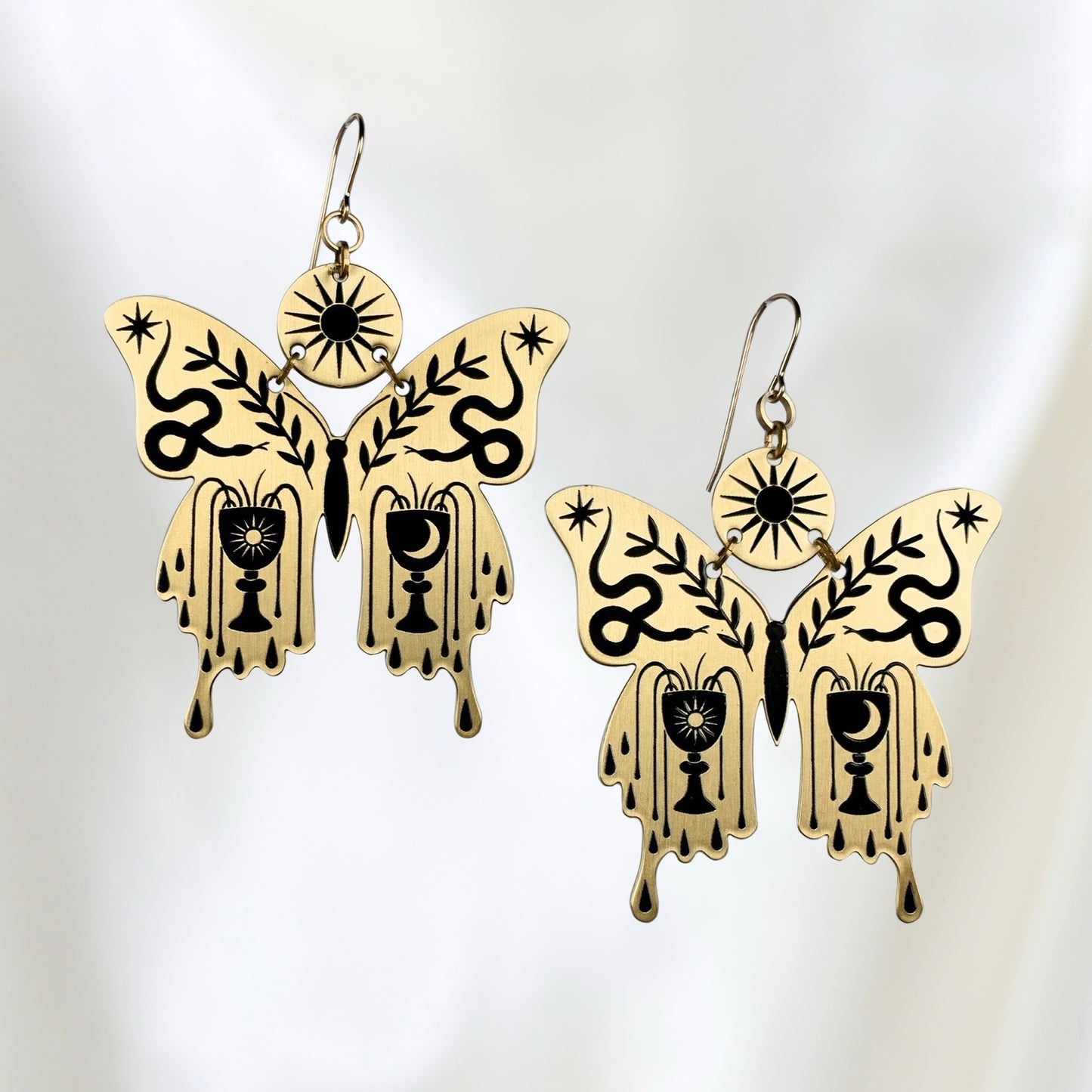 Mariposa - Earrings (2D) - While Odin Sleeps