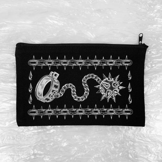 Ol' Ball & Chain Zip Pouch - While Odin Sleeps
