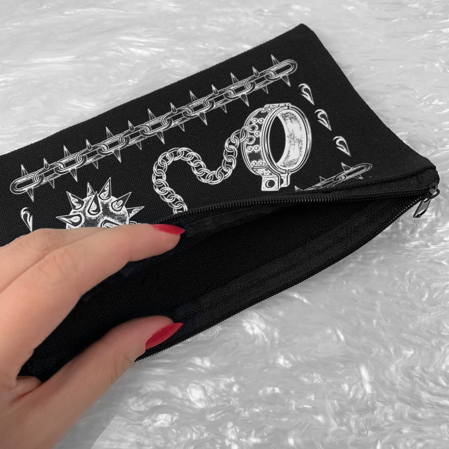 Ol' Ball & Chain Zip Pouch - While Odin Sleeps