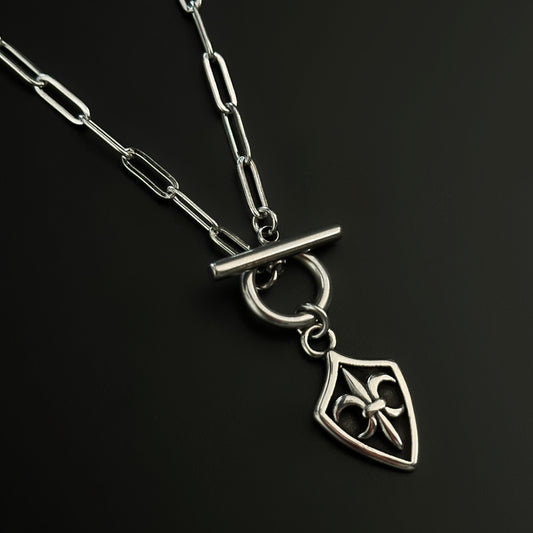 Joan's Shield Necklace