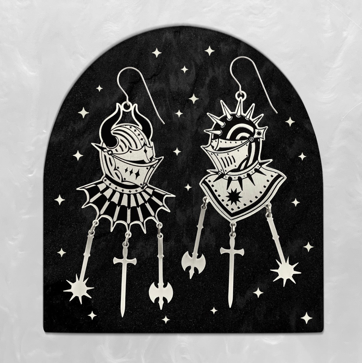 To The Death - Earrings (2D) - While Odin Sleeps