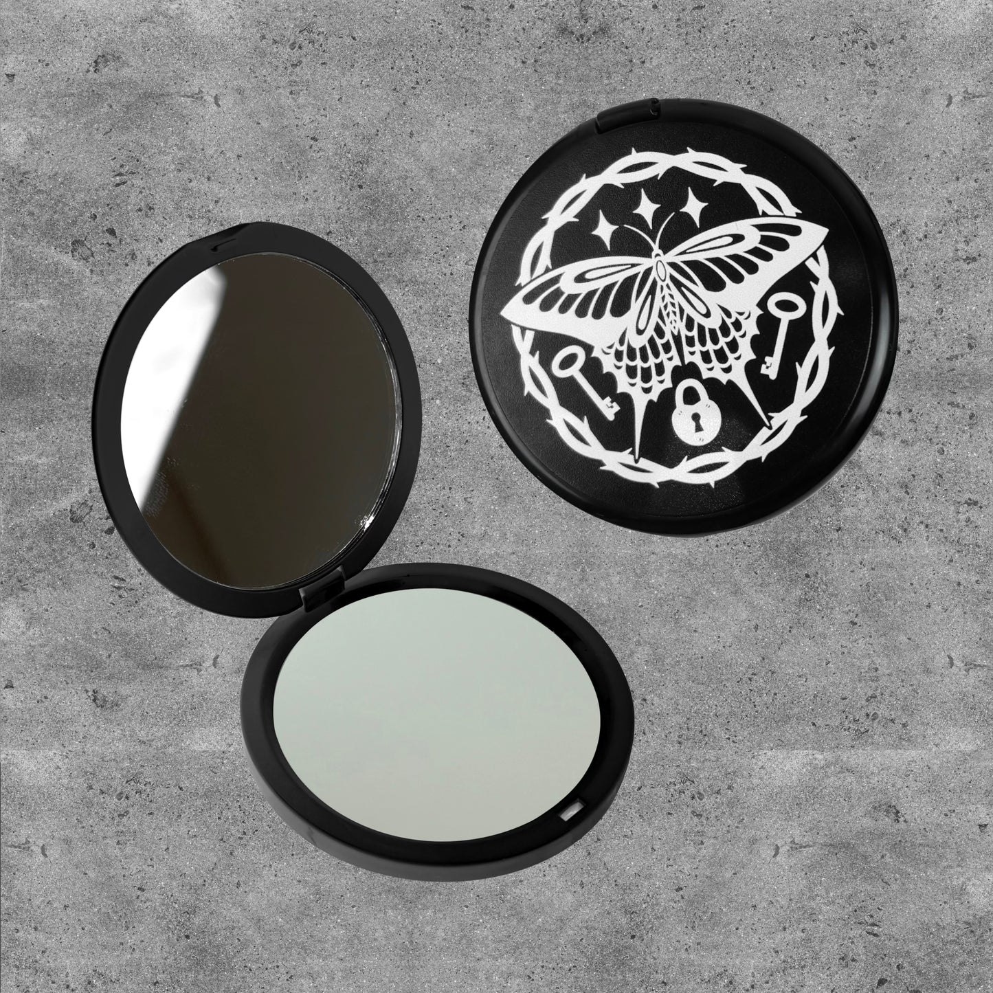 Butterfly Pocket Mirror - Home Decor - While Odin Sleeps