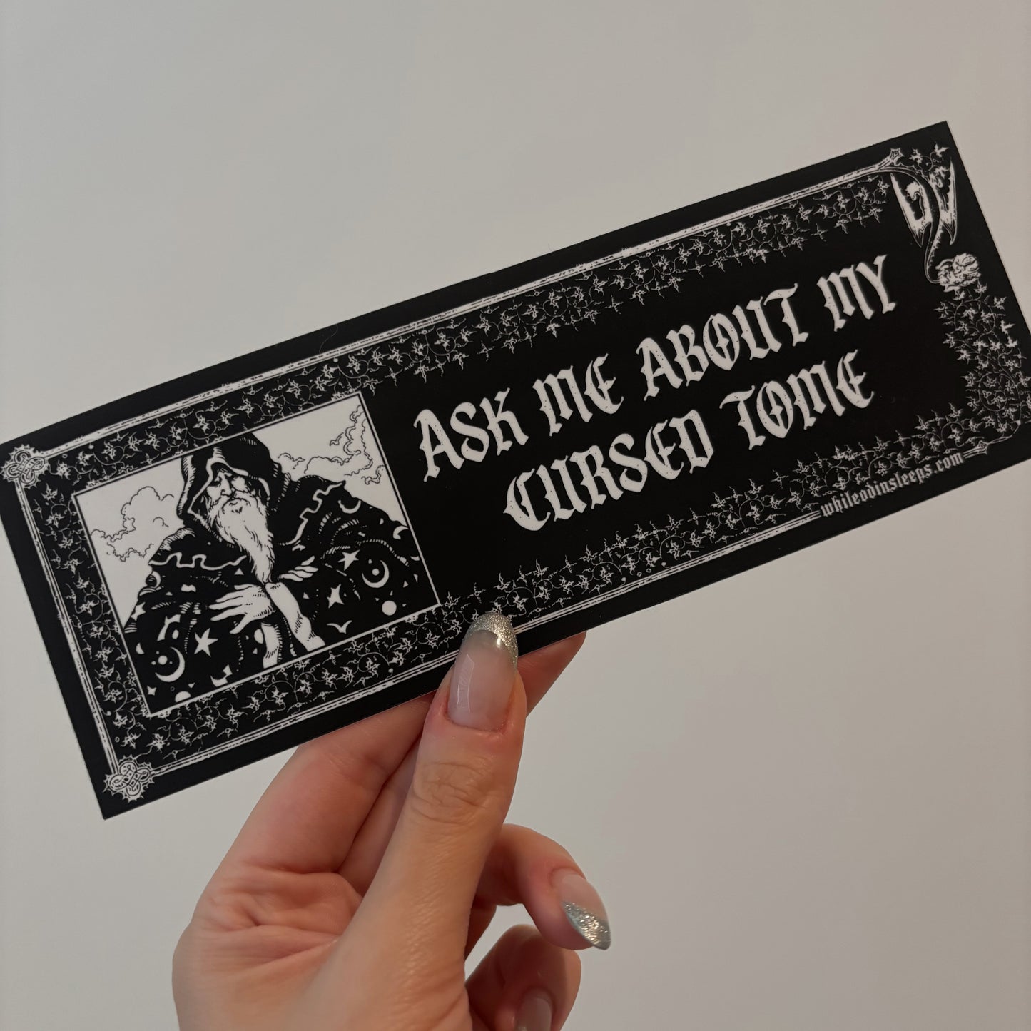 Cursed Tome Bumper Sticker