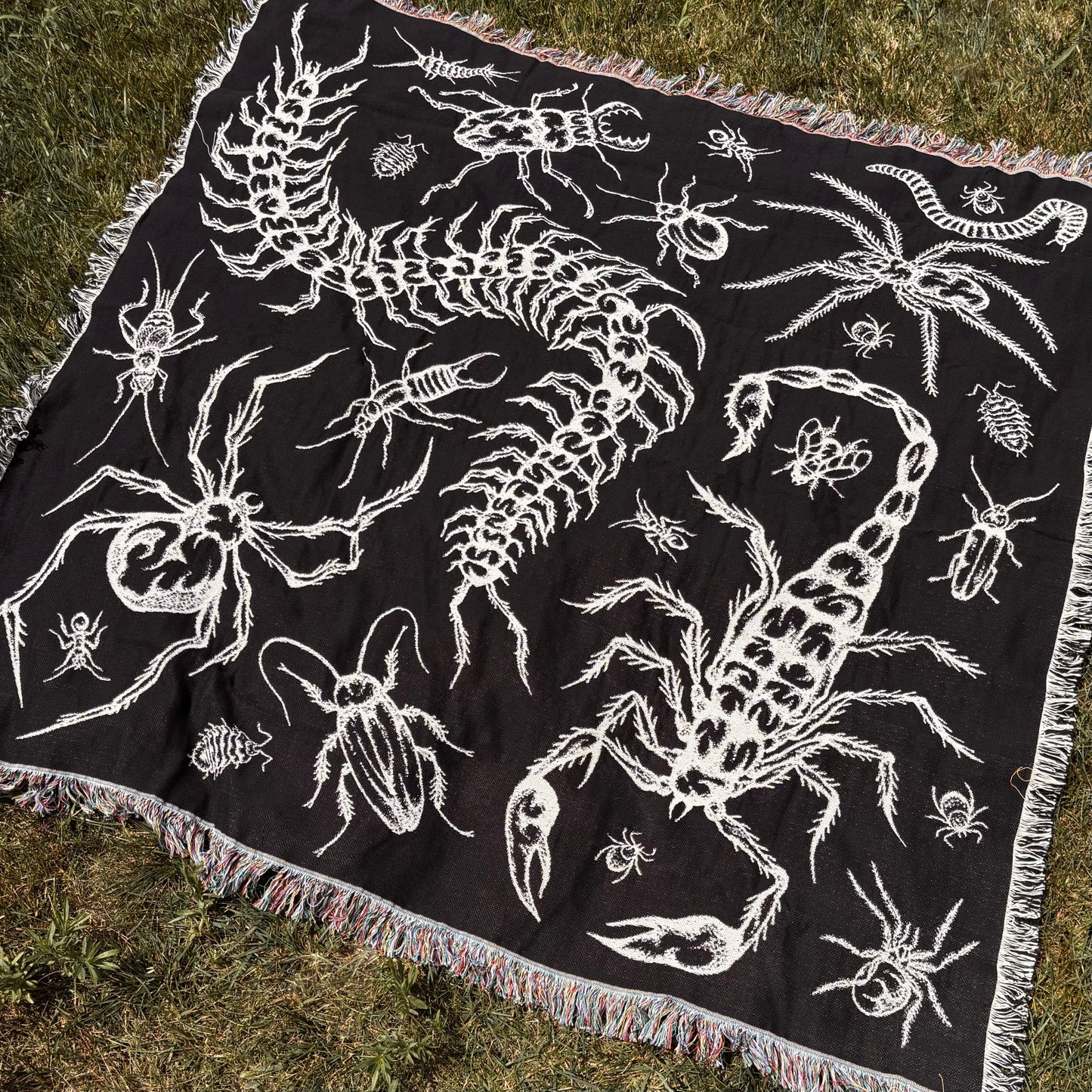 Creepy Crawlies Woven Blanket *Preorder