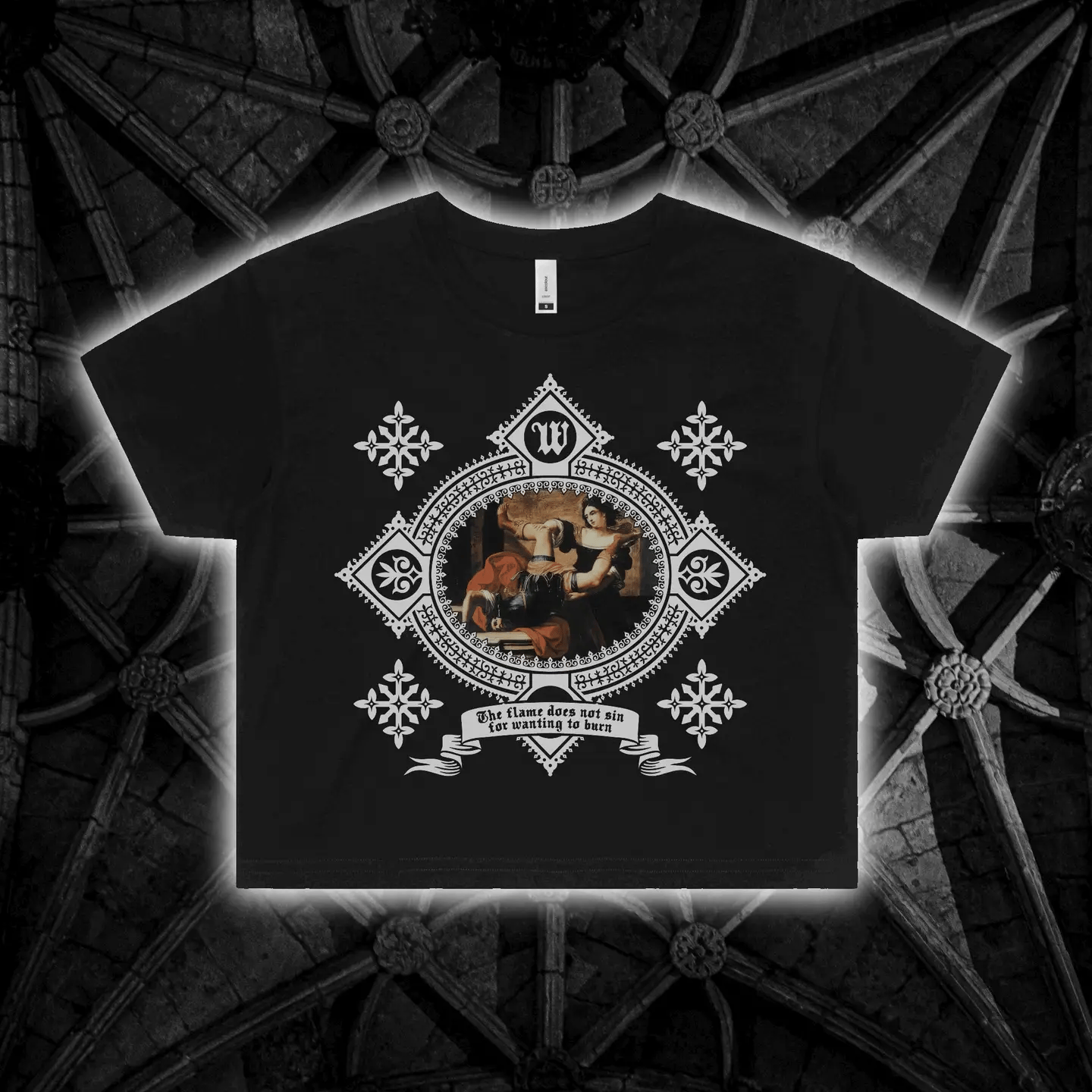 Oopsie 7 Sins Crop Tee