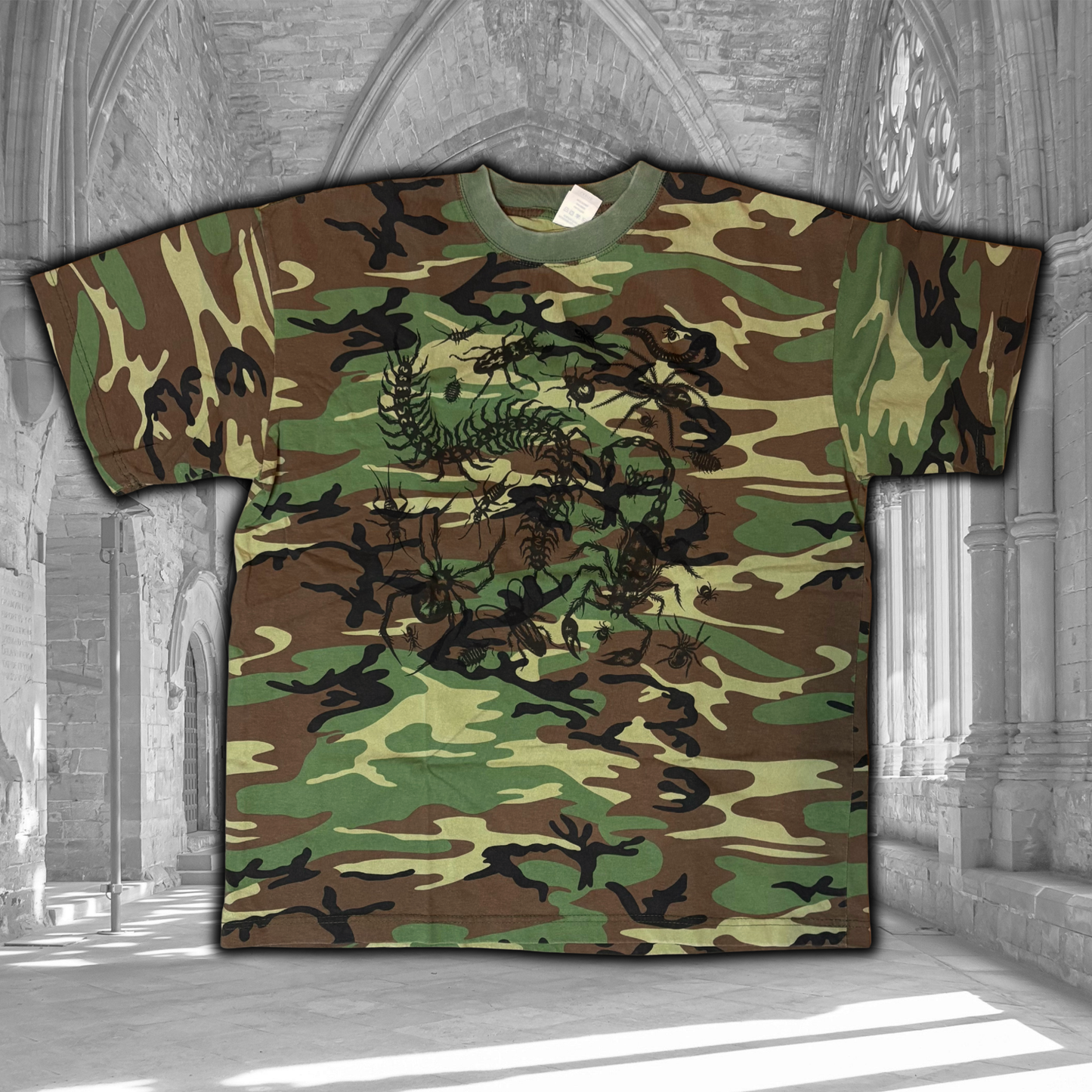 Oopsie Bug Camo Oversized Tee