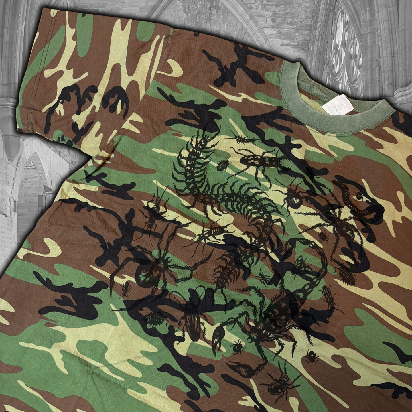 Oopsie Bug Camo Oversized Tee