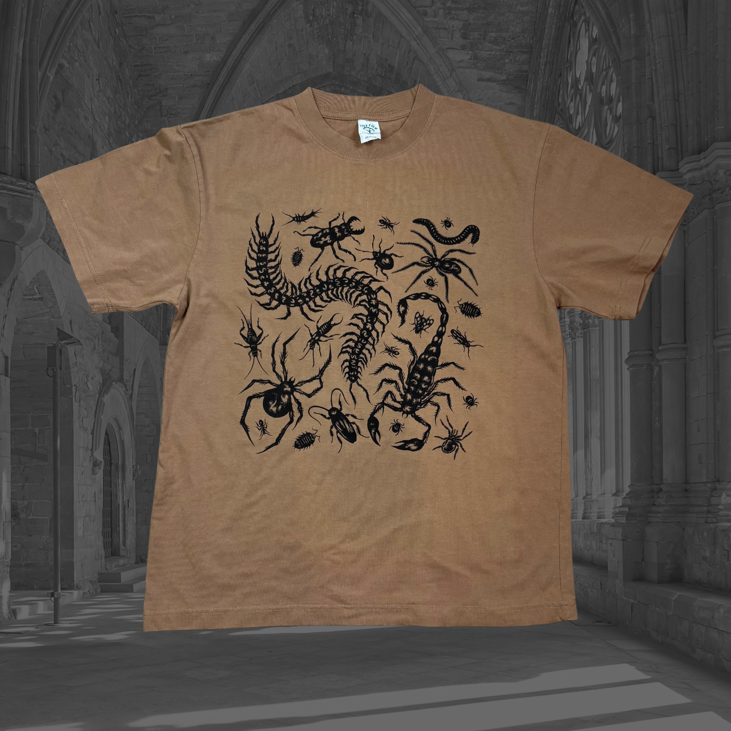 Oopsie Bugs Brown Oversized Tee