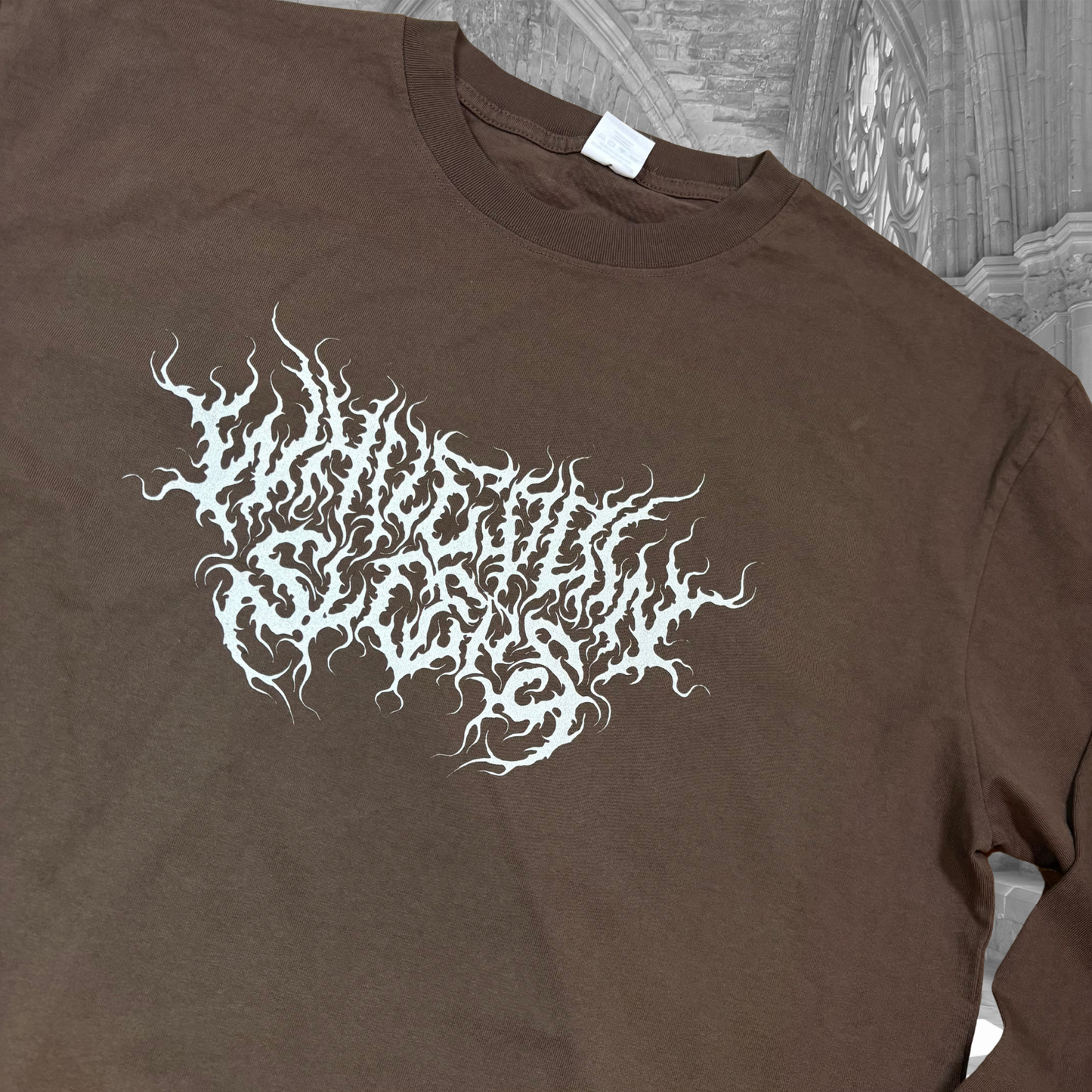 Oopsie Metal Brown Oversized Long Sleeve