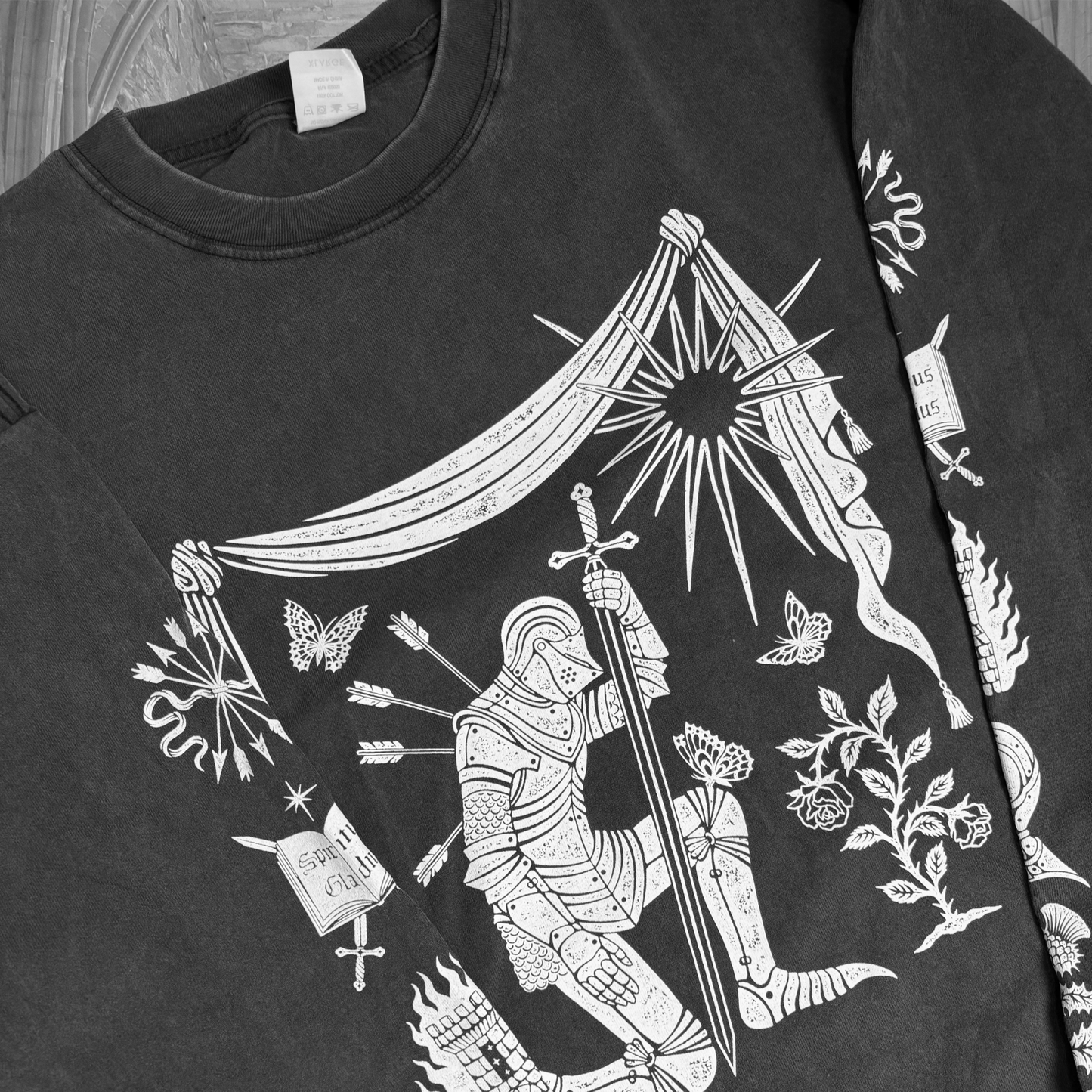 Oopsie Kneeling Knight Oversized Long Sleeve